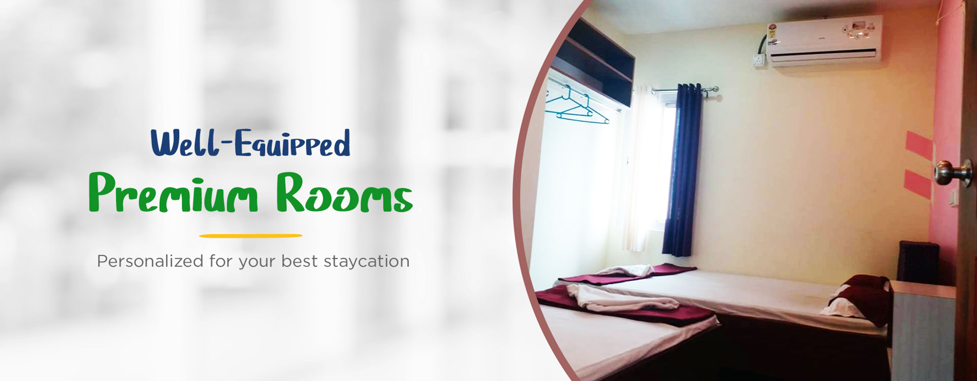 Premium well-equipped rooms
